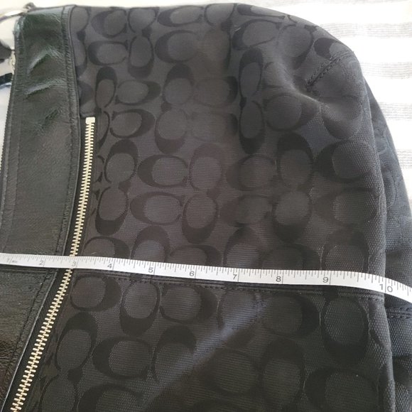 Coach Signature Hobo Shoulder Bag - Picture 8 of 13